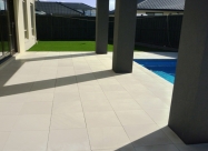 IVORY PAVING ON THE BACKYARD